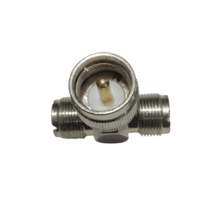 T TYPE UHF (M-F-F) ADAPTOR 3GHZ